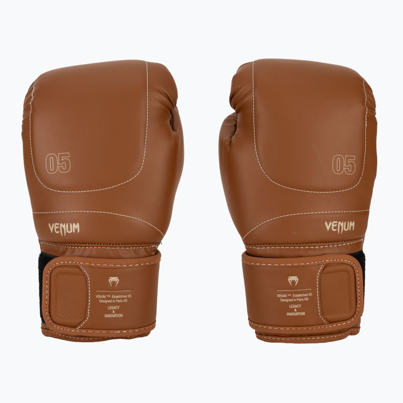 Mănuși de box pentru bărbați Venum Impact Evo VENUM-05061-058 chocolate 2