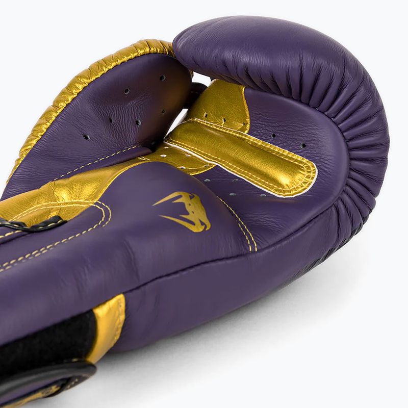 Mănuși de box Venum Giant 3.0 dark purple/gold 4