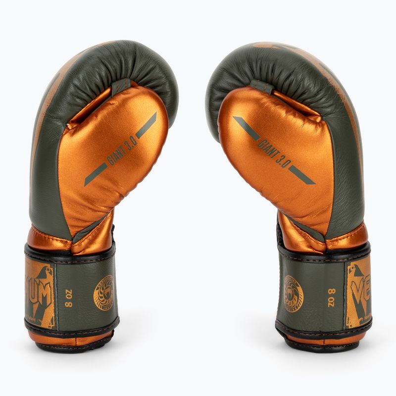 Mănuși de box Venum Giant 3.0 khaki/bronze 4