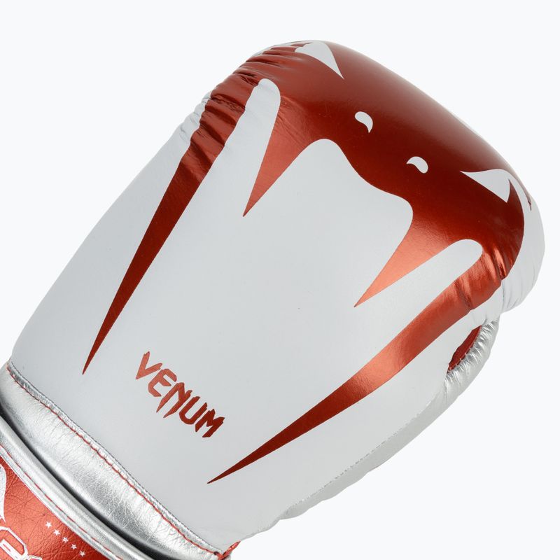 Mănuși de box Venum Giant 3.0 red/silver 5