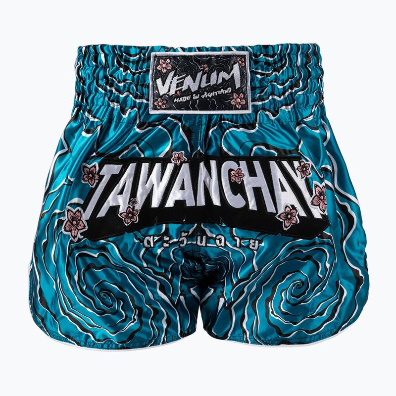 Pantaloni scurți de antrenament pentru bărbați Venum X Tawanchay blue/white