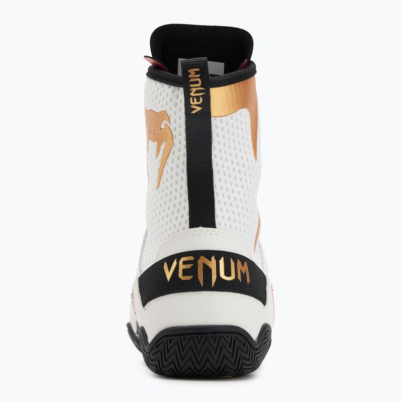 Încălțăminte de box Venum Elite Boxing ice/gold logo 6
