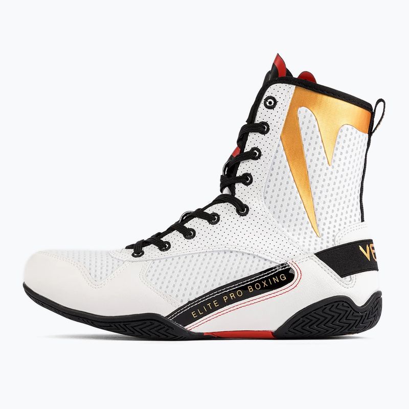 Încălțăminte de box Venum Elite Boxing ice/gold logo 2