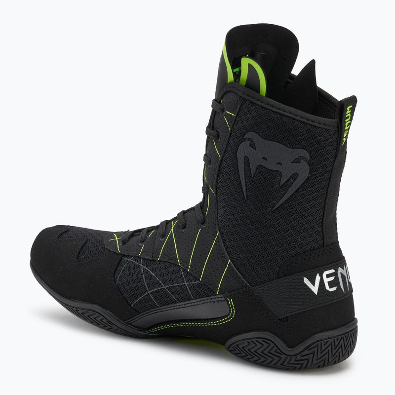 Încălțăminte de box pentru bărbați Venum Training Camp 4.0 Boxing black/neo green 2