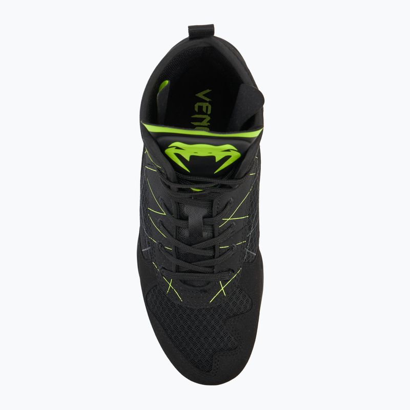 Încălțăminte de box pentru bărbați Venum Training Camp 4.0 Boxing black/neo green 5