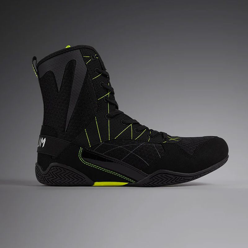 Încălțăminte de box pentru bărbați Venum Training Camp 4.0 Boxing black/neo green 9