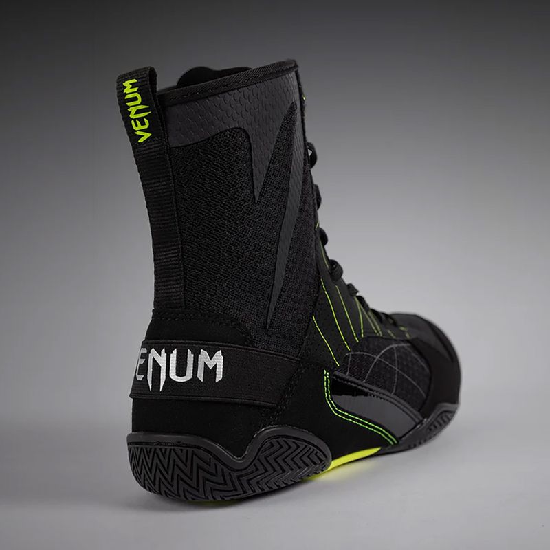 Încălțăminte de box pentru bărbați Venum Training Camp 4.0 Boxing black/neo green 11