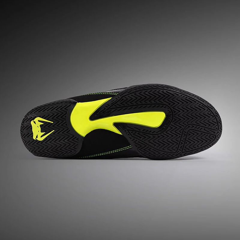 Încălțăminte de box pentru bărbați Venum Training Camp 4.0 Boxing black/neo green 13
