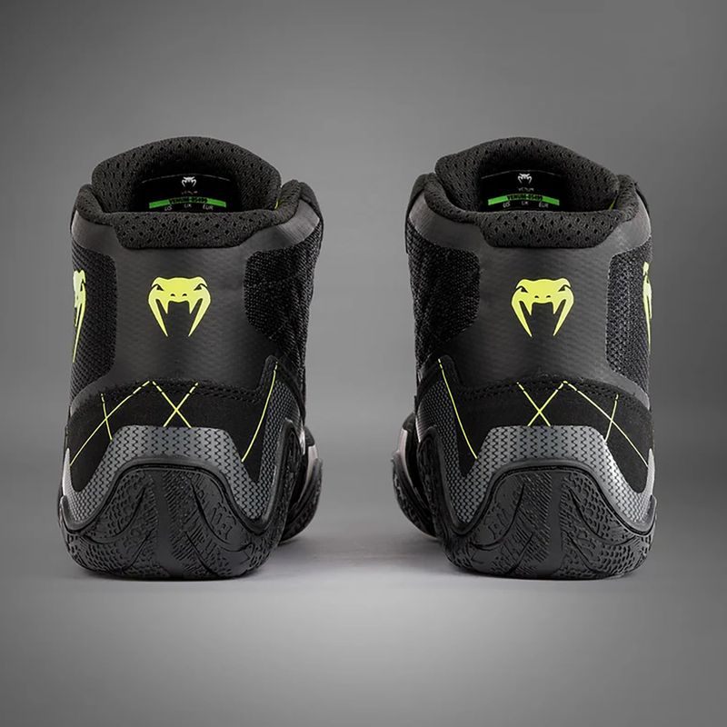 Încălțăminte de box  Venum Training Camp 4.0 Wrestling black/neo green 5
