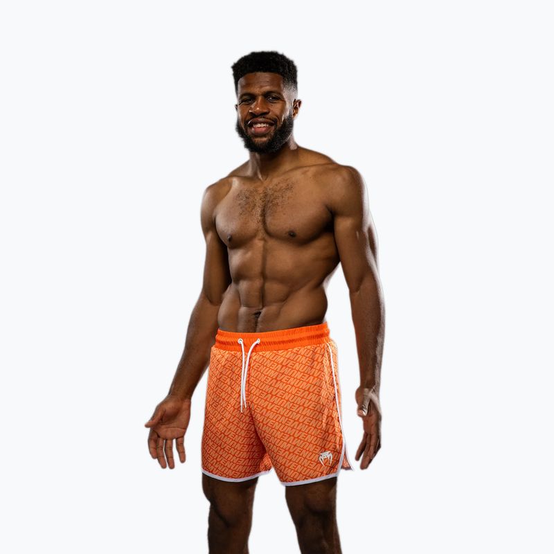 Pantaloni scurți de antrenament pentru bărbați Venum Echo Board orange sunset 2