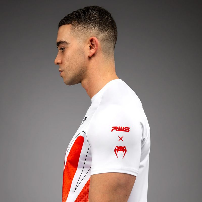 Tricou pentru bărbați Venum x RWS 2.0 Dry-Tech white/red 6