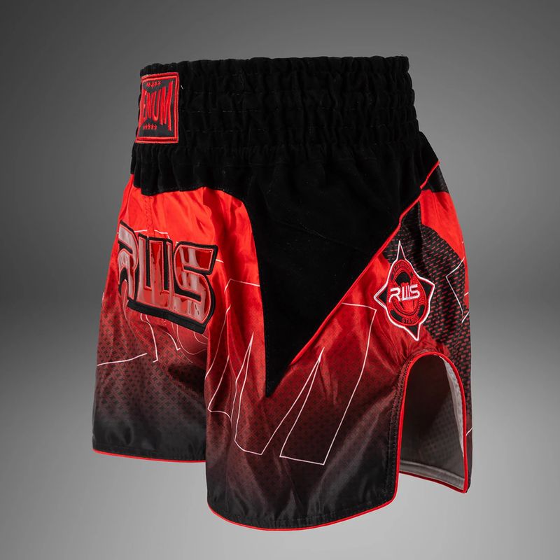 Pantaloni scurți de antrenament pentru bărbați Venum x RWS 2.0 Muay Thai black/red 2