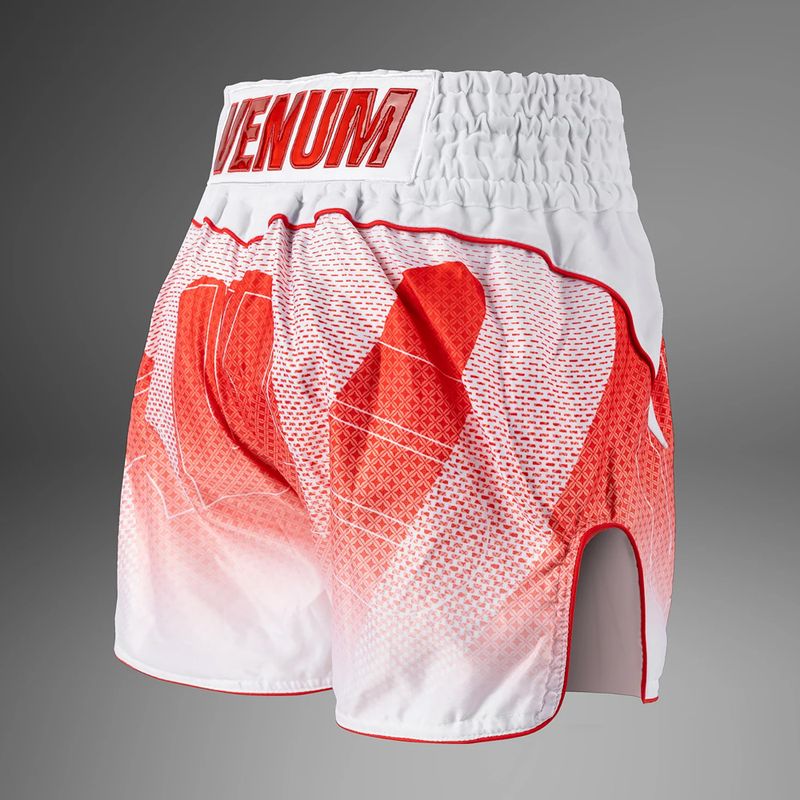 Pantaloni scurți de antrenament pentru bărbați Venum x RWS 2.0 Muay Thai white/red 4