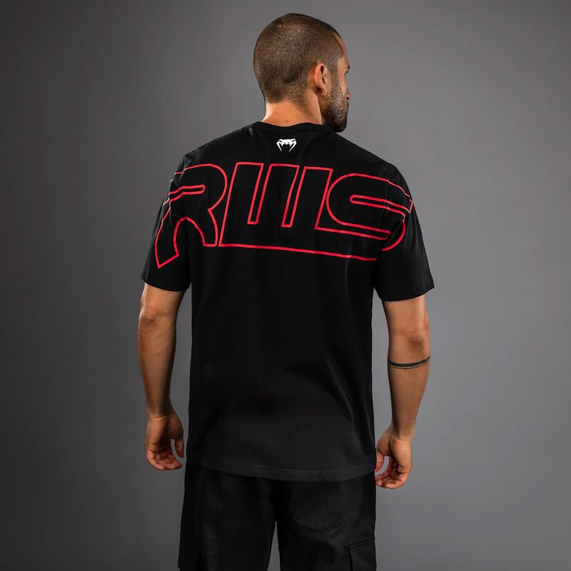 Tricou pentru bărbați Venum x RWS 2.0 black/red 3