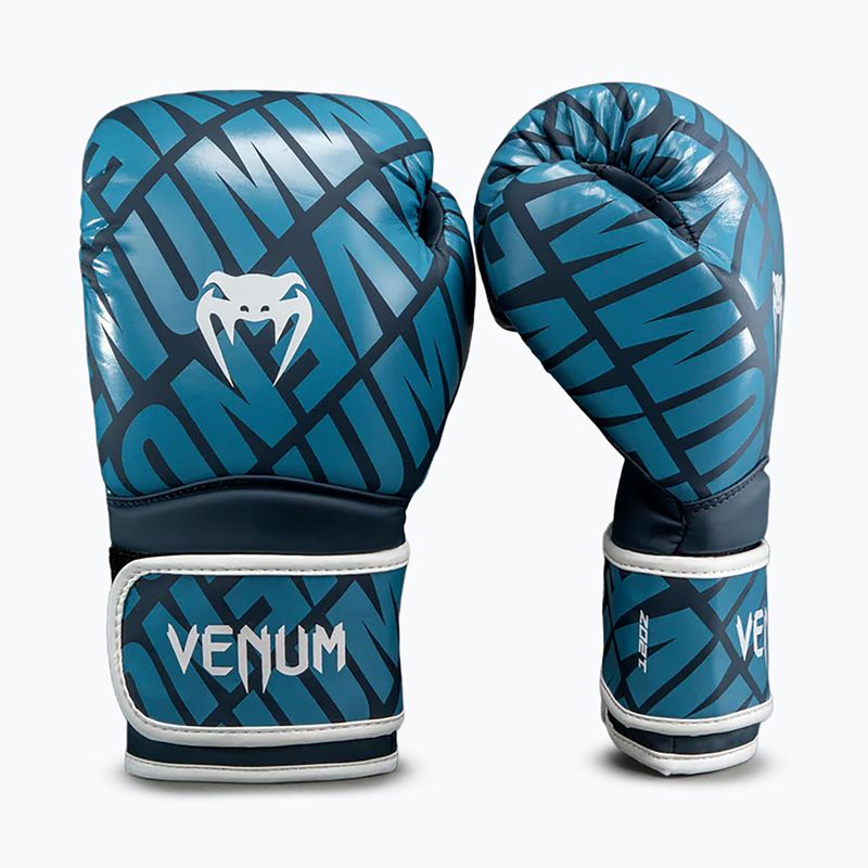Mănuși de box Venum Contender 1.5XT Boxing albastru închis/albastru cerulean