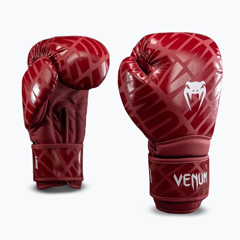 Mănuși de box Venum Contender 1.5XT Boxing glossy burgundy 2