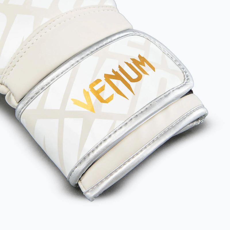 Mănuși de box Venum Contender 1.5XT Boxing light beige/white cream 3