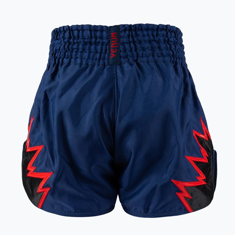 Pantaloni scurți de antrenament pentru bărbați Venum Inferno Muay Thai royal blue/red/black 2
