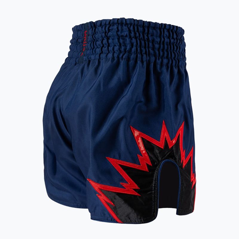 Pantaloni scurți de antrenament pentru bărbați Venum Inferno Muay Thai royal blue/red/black 4
