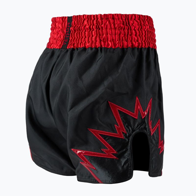Pantaloni scurți de antrenament pentru bărbați Venum Inferno Muay Thai charcoal grey/red 4