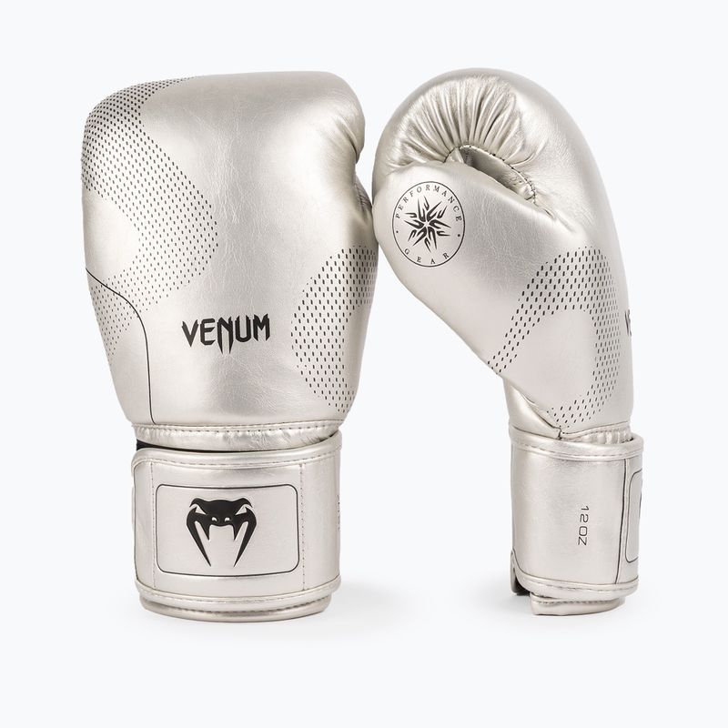 Mănuși de box Venum Nexus Boxing silver/black 2