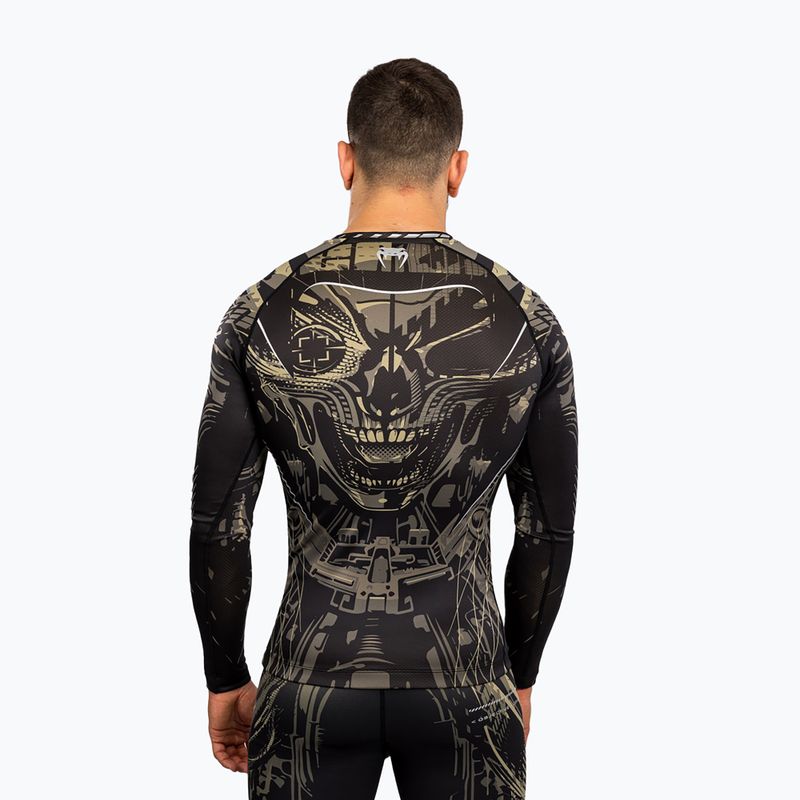 Rashguard longsleeve pentru bărbați Venum Invader black/sand 2