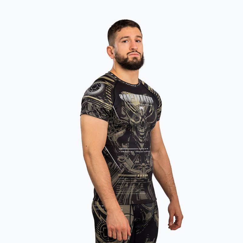 Rashguard pentru bărbați Venum Invander black/sand 3