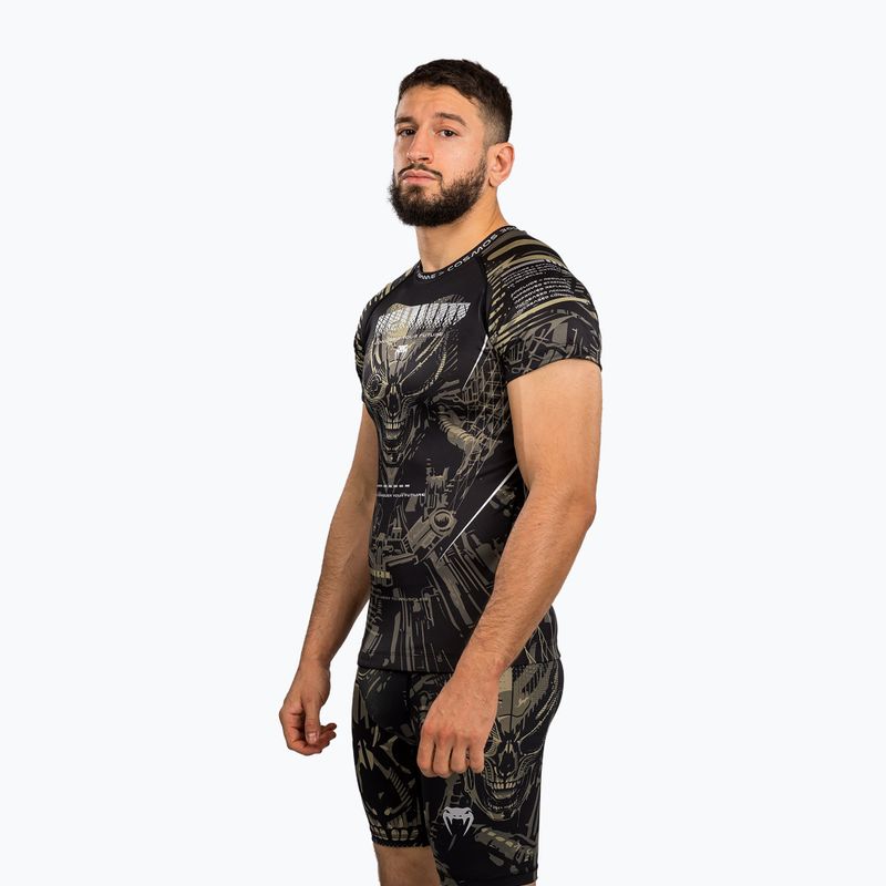 Rashguard pentru bărbați Venum Invander black/sand 4