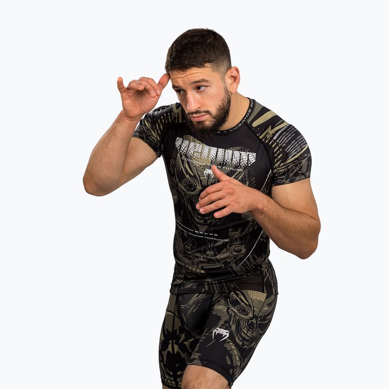 Rashguard pentru bărbați Venum Invander black/sand 5