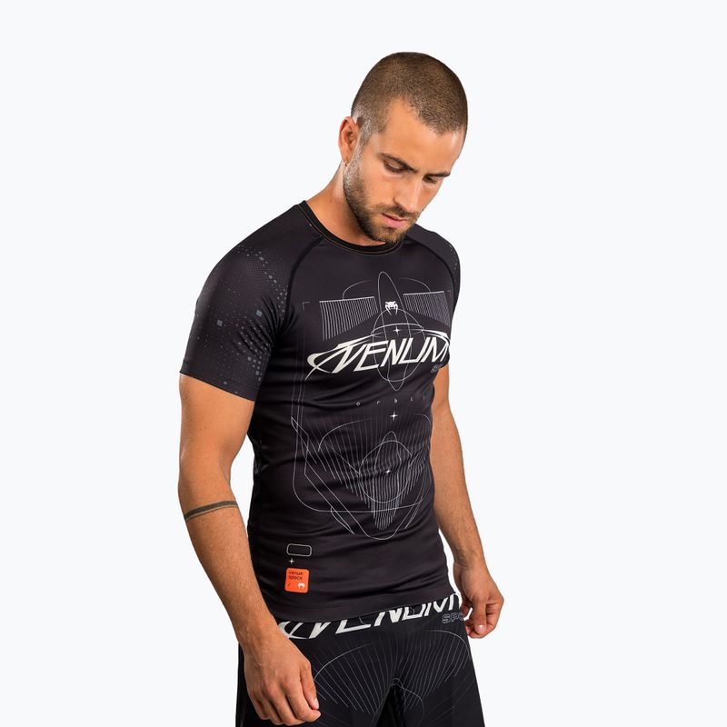 Rashguard pentru bărbațiVenum Eclipse Rashguards black/ivory 3