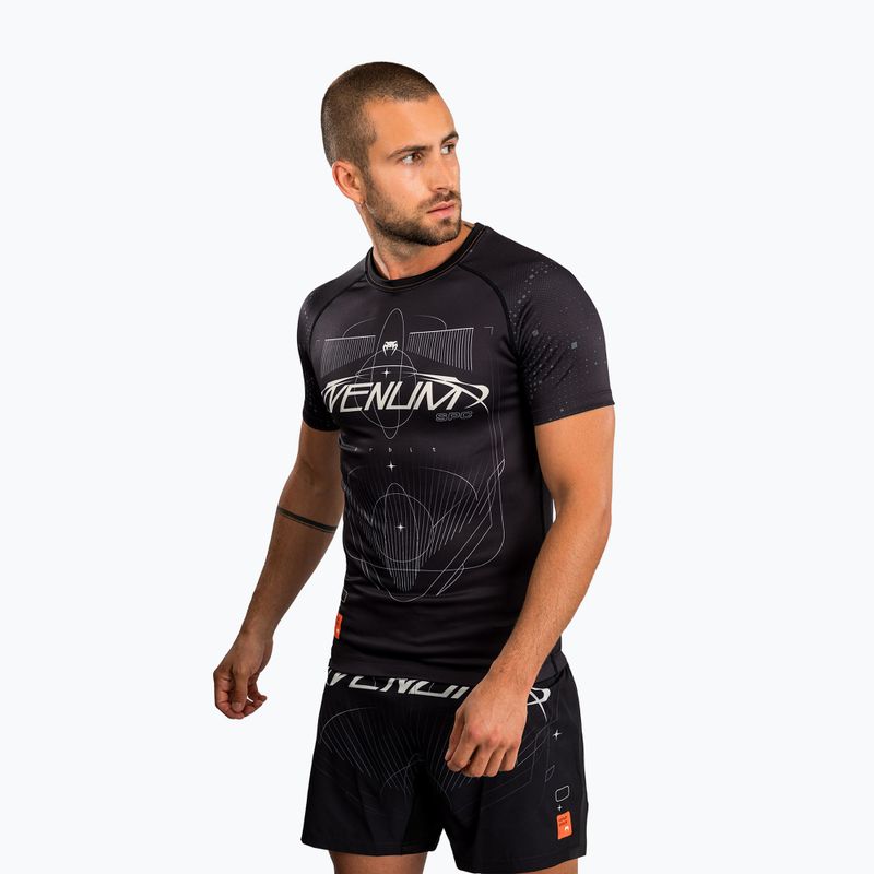 Rashguard pentru bărbațiVenum Eclipse Rashguards black/ivory 4