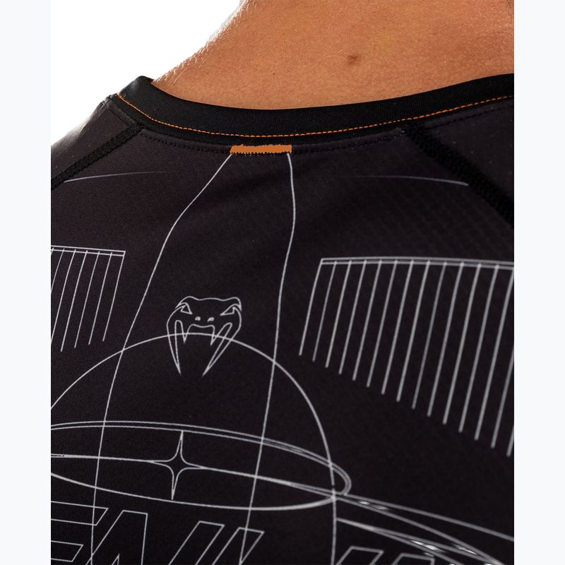 Rashguard pentru bărbațiVenum Eclipse Rashguards black/ivory 5