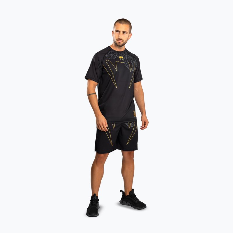 Tricou de antrenament pentru bărbați Venum Serpenti Dry Tech black/silver/gold 2