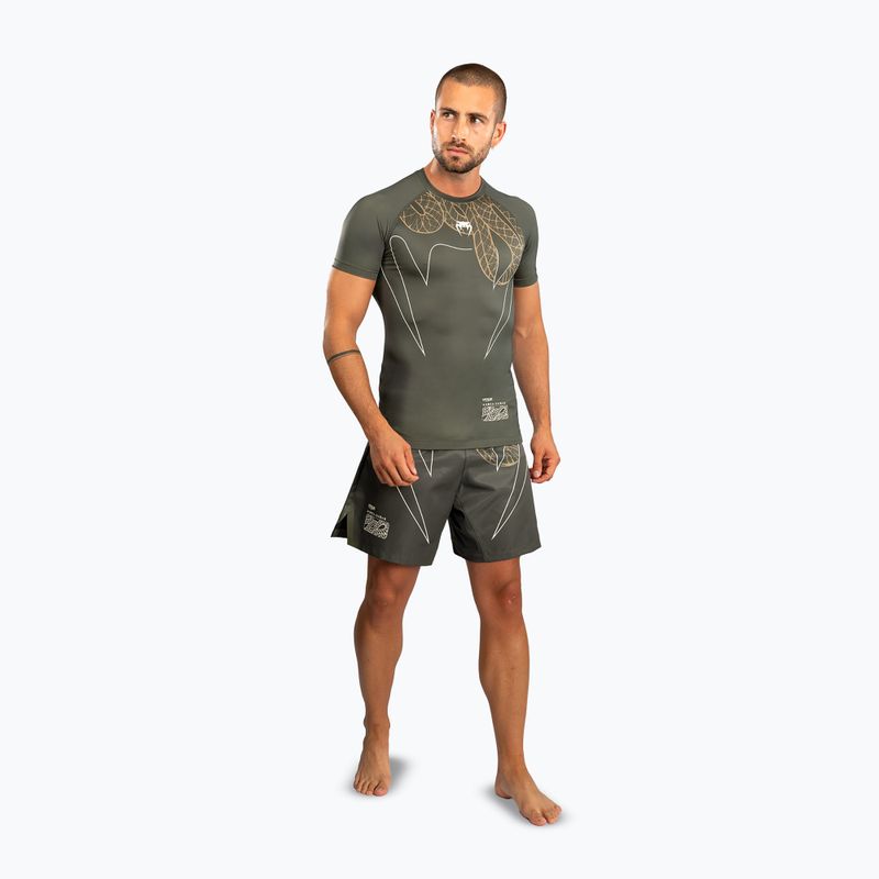Rashguard pentru bărbați Venum Serpenti Rashguards kaki/bronze/ivory 2