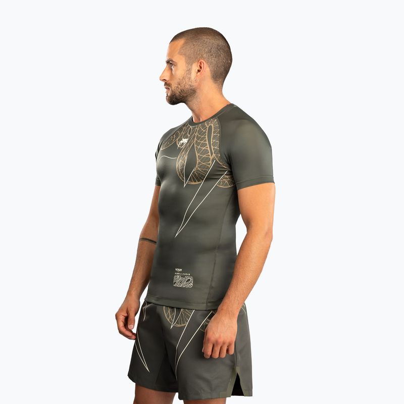 Rashguard pentru bărbați Venum Serpenti Rashguards kaki/bronze/ivory 4