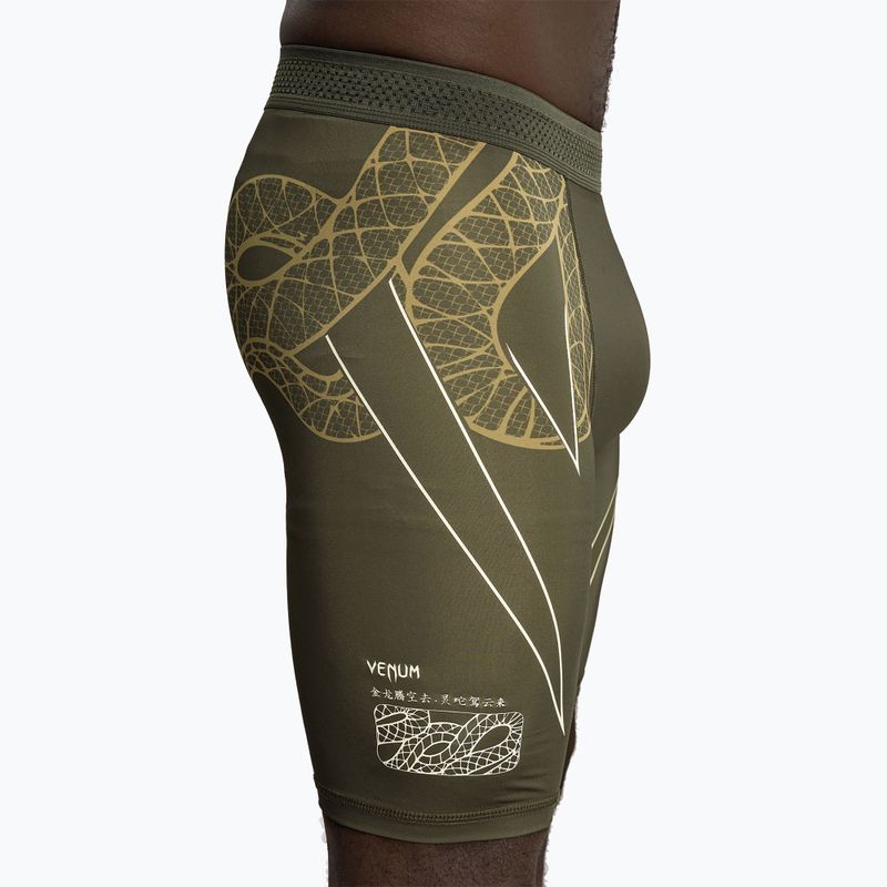 Pantaloni scurți de trekking pentru bărbați Venum Serpenti Vale Tudo khaki/bronze/ivory 7