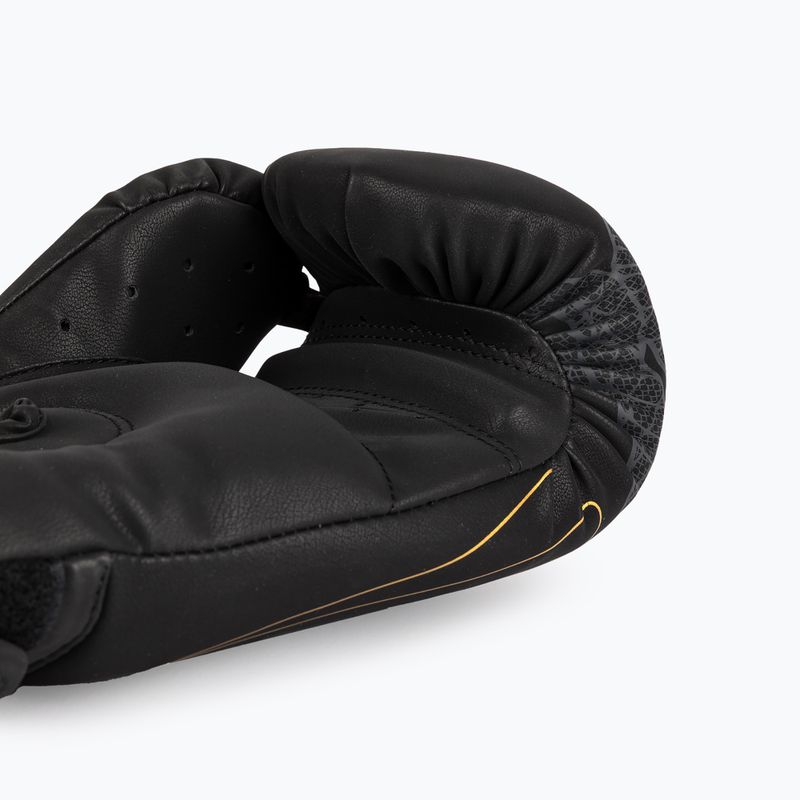 Mănuși de box Venum Serpenti Boxing black/silver/gold 5