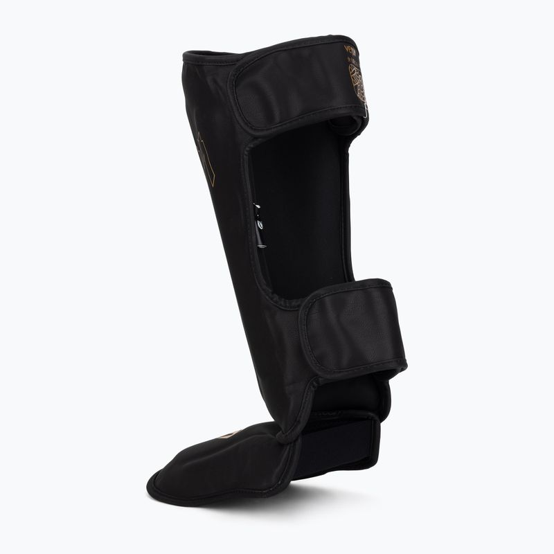Apărători pentru tibii și picioare Venum Serpenti black/silver/gold 3