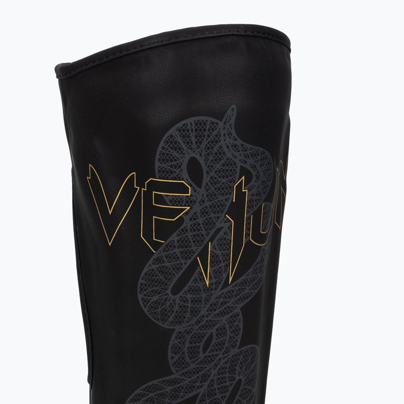 Apărători pentru tibii și picioare Venum Serpenti black/silver/gold 6