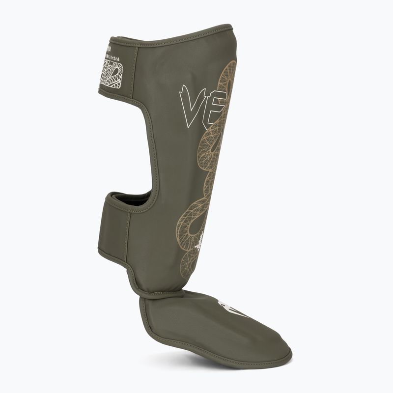 Apărători pentru tibii și picioare Venum Serpenti khaki/bronze/ivory 2
