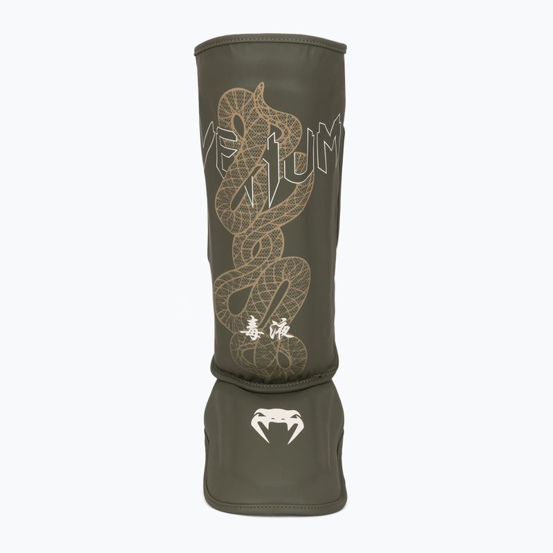 Apărători pentru tibii și picioare Venum Serpenti khaki/bronze/ivory 4