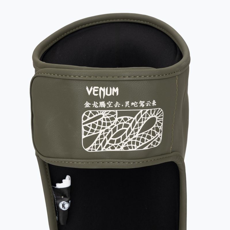 Apărători pentru tibii și picioare Venum Serpenti khaki/bronze/ivory 7