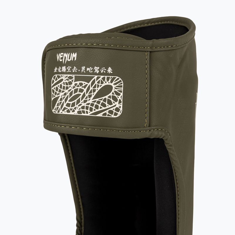 Apărători pentru tibii și picioare Venum Serpenti khaki/bronze/ivory 4