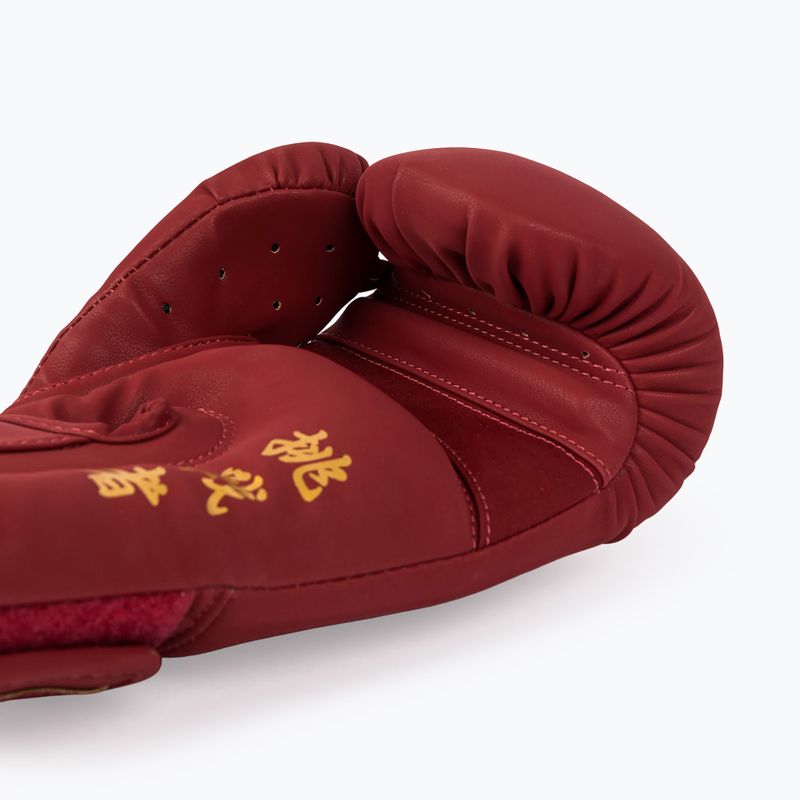 Mănuși de box Venum Serpenti Boxing burgundy/ivory 3