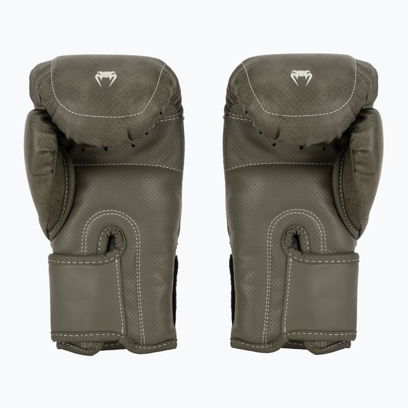Mănuși de box Venum Impact Evo Scales Boxing army green 3