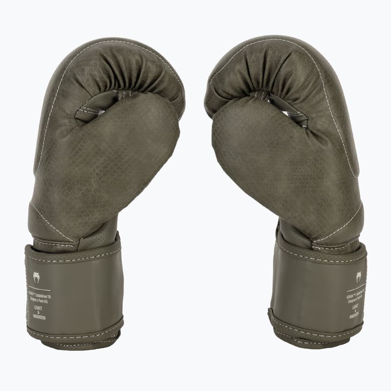 Mănuși de box Venum Impact Evo Scales Boxing army green 4