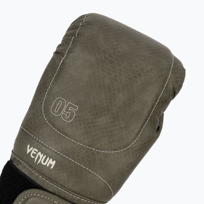 Mănuși de box Venum Impact Evo Scales Boxing army green 5