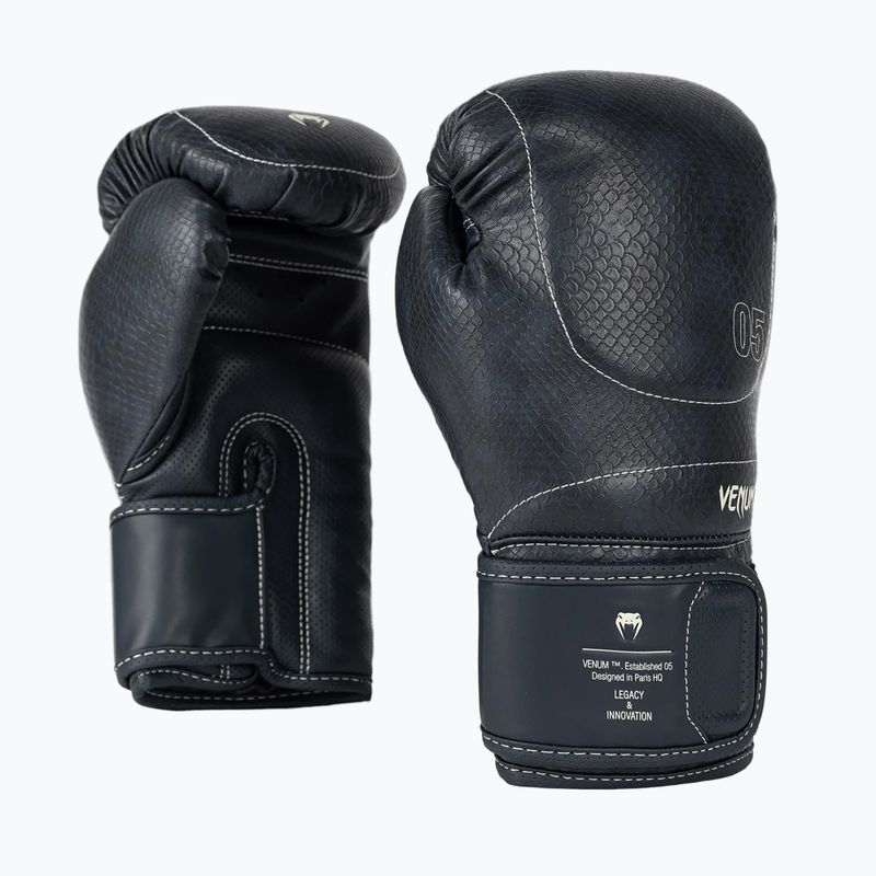 Mănuși de box Venum Impact Evo Scales Boxing midnight blue 4