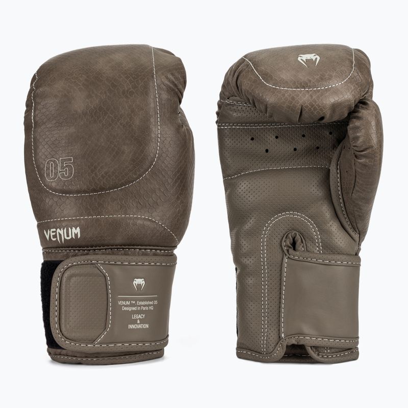 Mănuși de box Venum Impact Evo Scales Boxing brown