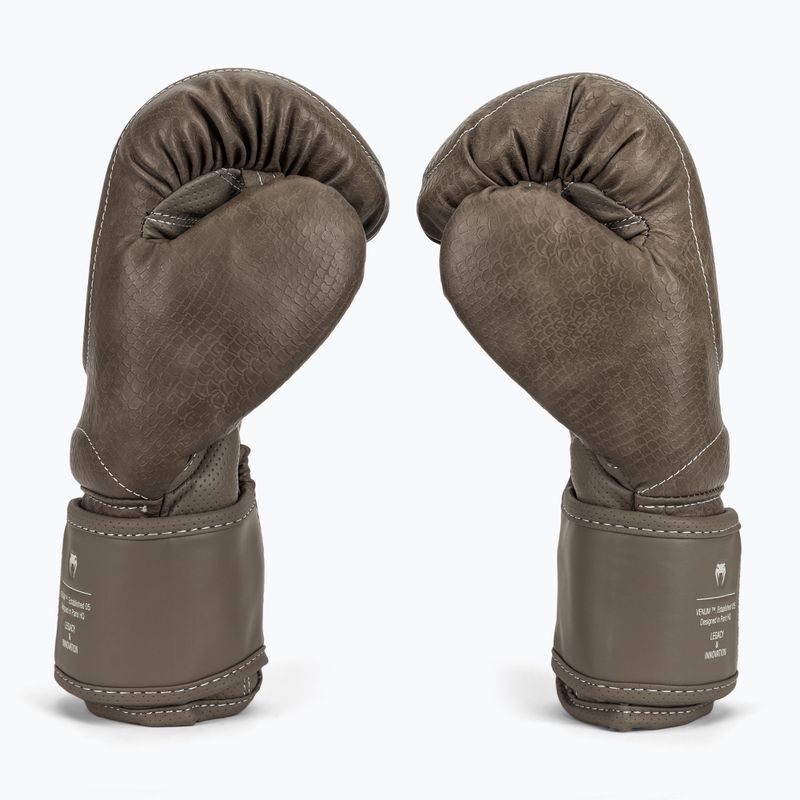 Mănuși de box Venum Impact Evo Scales Boxing brown 4